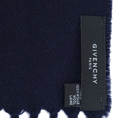 Givenchy Wool Plain Pre-Owned Scarf