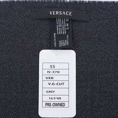 Versace Wool Plain Pre-Owned Scarf