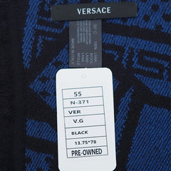 Versace Wool Medusa Insignia Pre-Owned Scarf