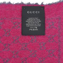 Gucci Wool GG Logo Pre-Owned Scarf