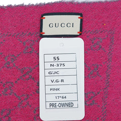 Gucci Wool GG Logo Pre-Owned Scarf