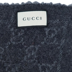 Gucci Wool GG Logo Pre-Owned Scarf