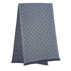 Gucci Wool GG Logo Pre-Owned Scarf