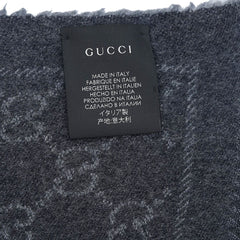 Gucci Wool GG Logo Pre-Owned Scarf