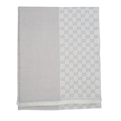 Gucci Wool GG Logo Pre-Owned Scarf