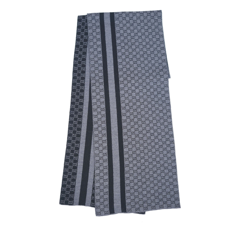 Gucci Wool GG Logo Pre-Owned Scarf