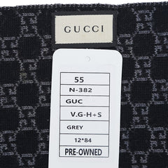 Gucci Wool GG Logo Pre-Owned Scarf