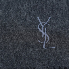 Yves Saint Laurent (YSL) Wool Plain Pre-Owned Scarf