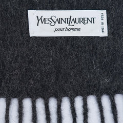 Yves Saint Laurent (YSL) Wool Plain Pre-Owned Scarf