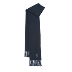 Yves Saint Laurent (YSL) Wool Plain Pre-Owned Scarf