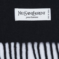 Yves Saint Laurent (YSL) Wool Plain Pre-Owned Scarf