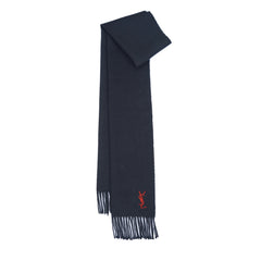 Yves Saint Laurent (YSL) Wool Plain Pre-Owned Scarf