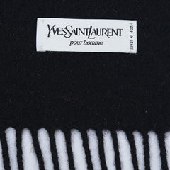 Yves Saint Laurent (YSL) Wool Plain Pre-Owned Scarf