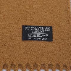 Yves Saint Laurent (YSL) Wool Plain Pre-Owned Scarf
