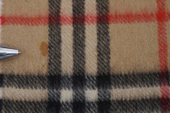 Check Cashmere Beige Scarf