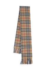 Check Cashmere Beige Scarf