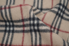 Burberry Pre-Owned Check Merino/Cashmere Beige Scarf