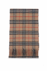Burberry Pre-Owned Check Lambswool Beige Scarf