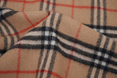 Burberry Pre-Owned Check Lambswool Beige Scarf