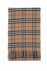 Burberry Pre-Owned Check Lambswool Beige Scarf