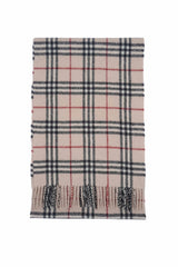 Burberry Pre-Owned Check Lambswool Beige Scarf