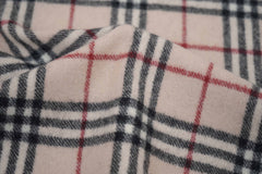 Burberry Pre-Owned Check Lambswool Beige Scarf