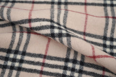 Burberry Pre-Owned Check Lambswool Beige Scarf