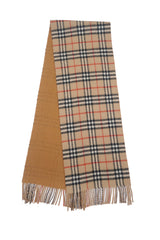 Burberry Pre-Owned Check Lambswool Beige Scarf