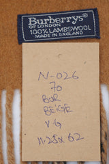 Burberry Pre-Owned Check Lambswool Beige Scarf