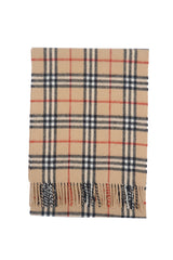 Burberry Pre-Owned Check Lambswool Beige Scarf