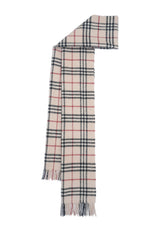 Check Lambswool Beige Scarf