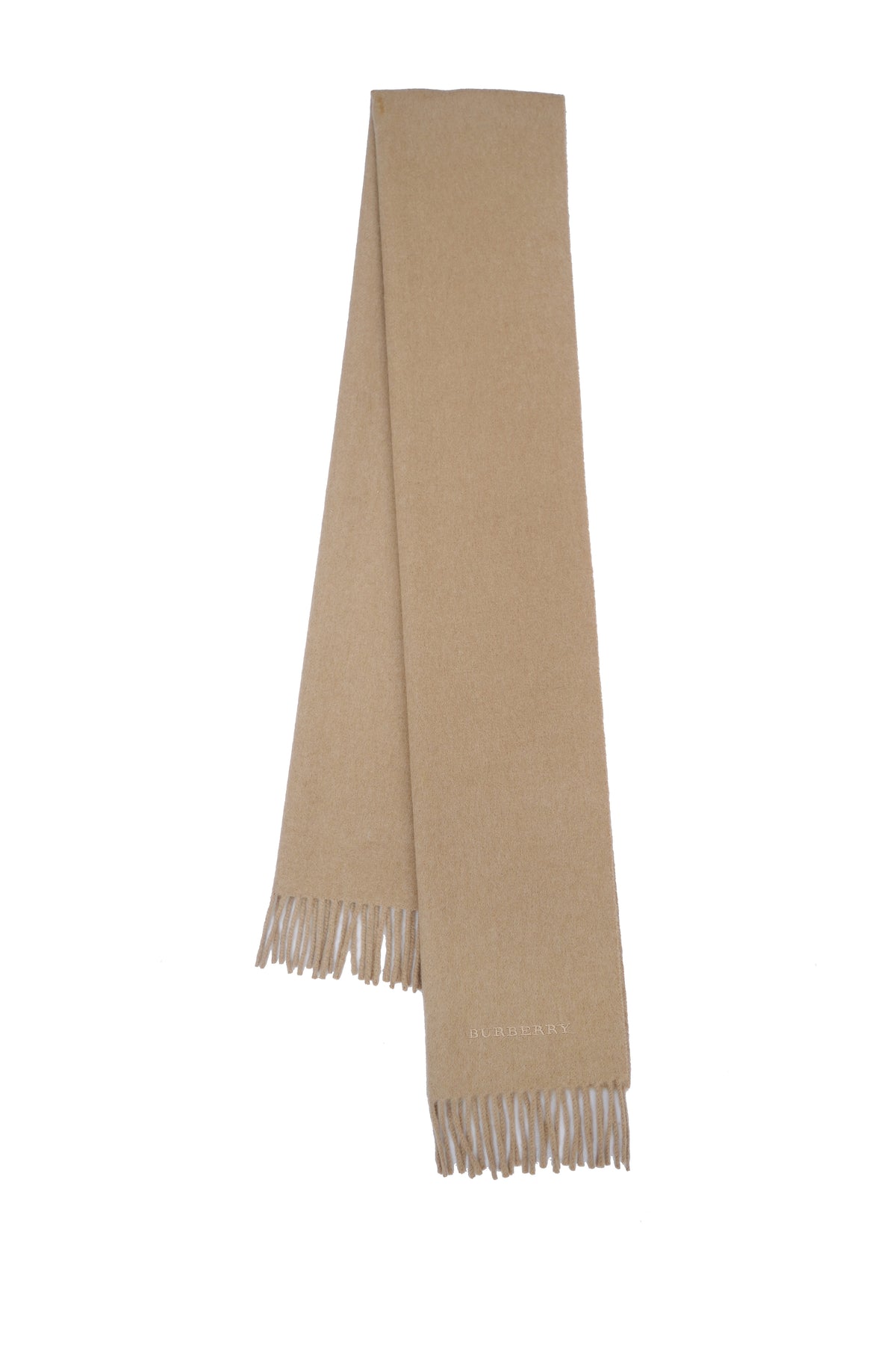 Plain Cashmere Beige Scarf