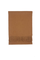 Plain Lambswool Beige Scarf
