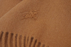 Plain Lambswool Beige Scarf