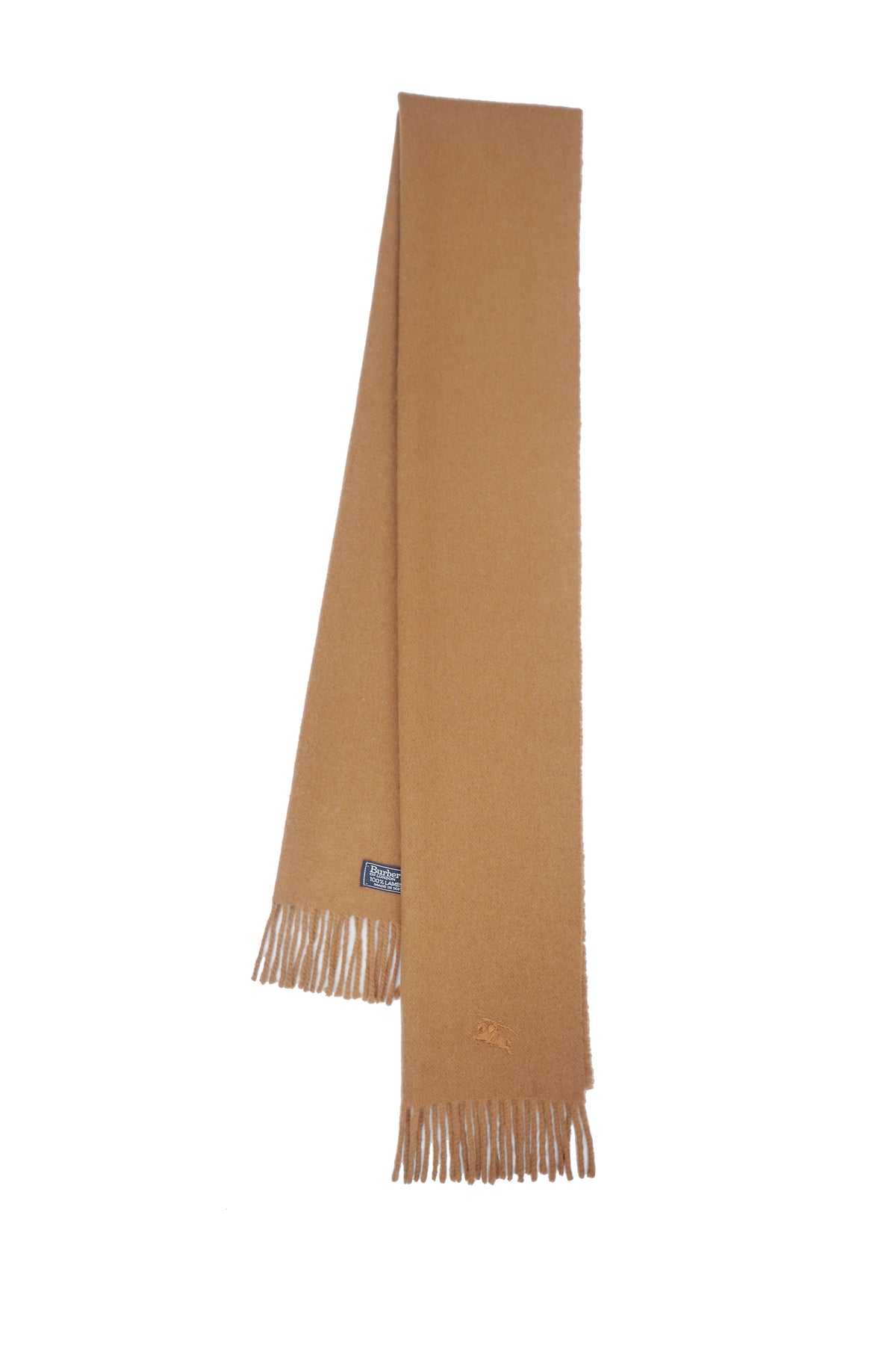 Plain Lambswool Beige Scarf
