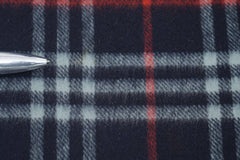 Check Cashmere Blue Scarf