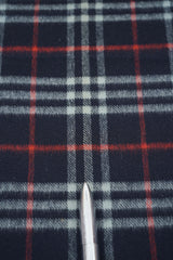 Check Cashmere Blue Scarf