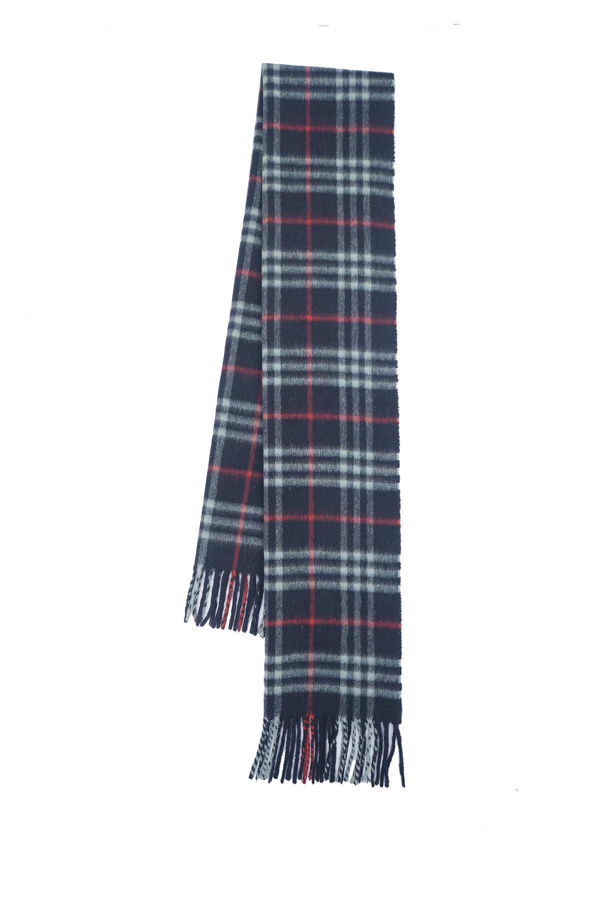Check Cashmere Blue Scarf