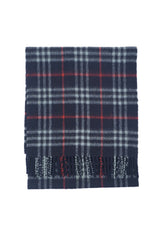 Check Cashmere Blue Scarf