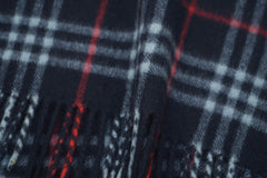 Check Cashmere Blue Scarf