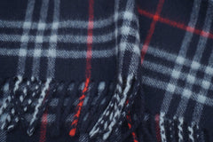 Check Cashmere Blue Scarf