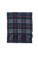 Check Cashmere Blue Scarf