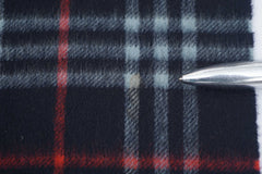 Check Cashmere Blue Scarf