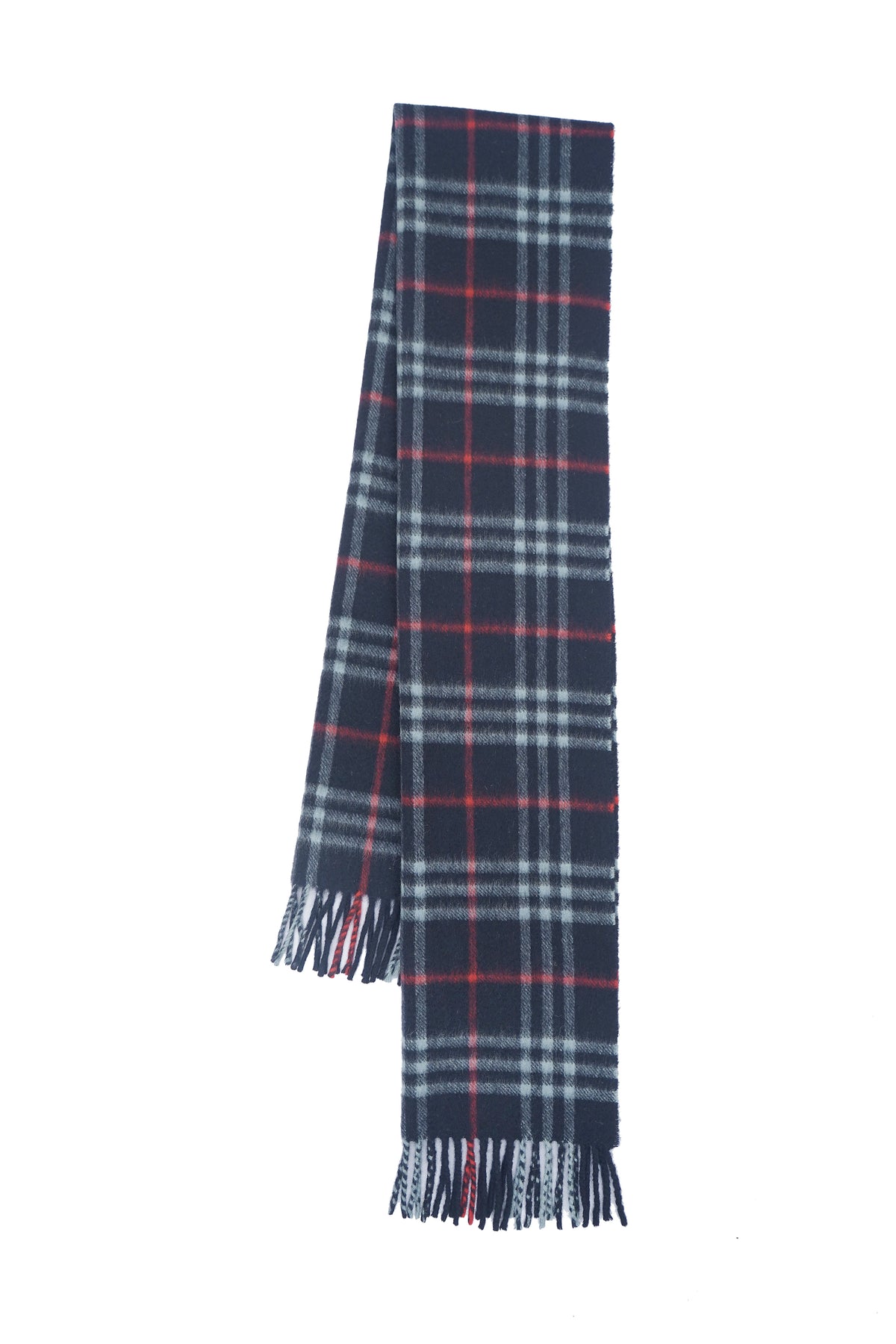 Check Cashmere Blue Scarf