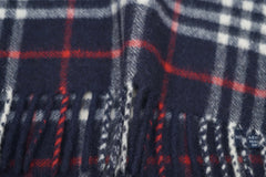 Check Cashmere Blue Scarf