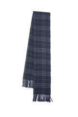 Check Cashmere Blue Scarf