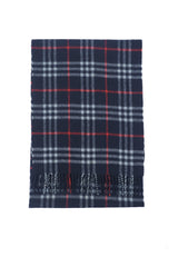 Check Cashmere Blue Scarf