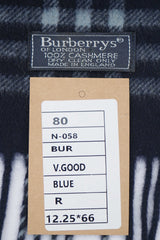 Check Cashmere Blue Scarf