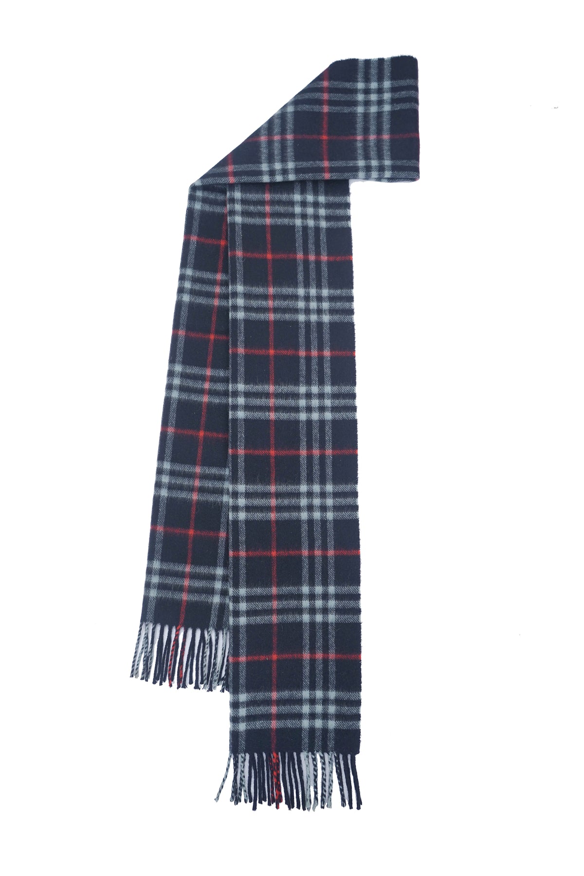 Check Cashmere Blue Scarf