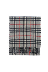 Check Cashmere Grey Scarf